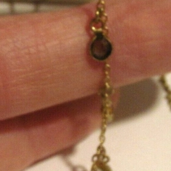 Jewelry Lot of 3 Delicate Glass Crystal Y- Necklace & Earring Set - Picture 7 of 12